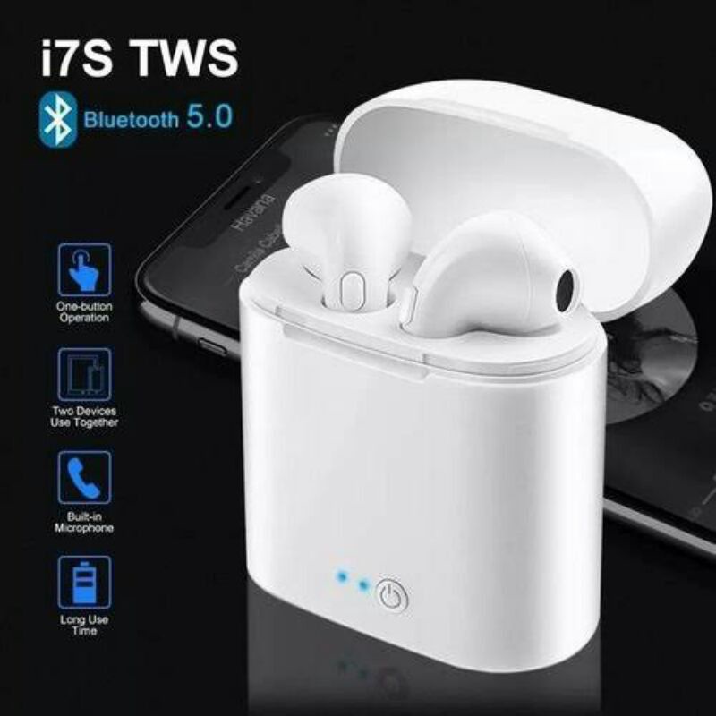 HANDSFREE HEADSET BLUETOOTH I7S WIRELESS BLUETOOTH