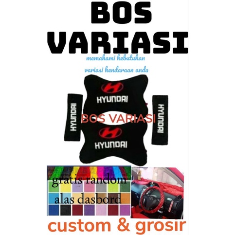 BANTAL LEHER MOBIL HYUNDAI/BANTAL 2 IN 1/BANTAL SET/BANTAL SANDARAN LEHER/BANTAL  MURAH/BANTAL MOBIL