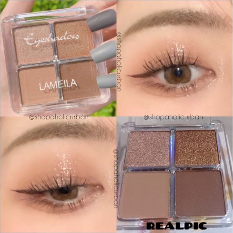 &lt;o.x&gt; lameila eyeshadow isi 4 best seller - palette eyeshadow lameila