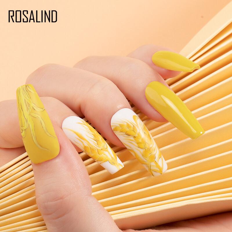 ~AB~ Rosalind YELLOW SERIES Gel Nail Polish UV LED / Kutek / Cat Kuku