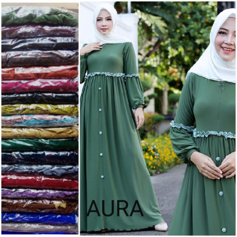 Gamis jersey rempel grade A