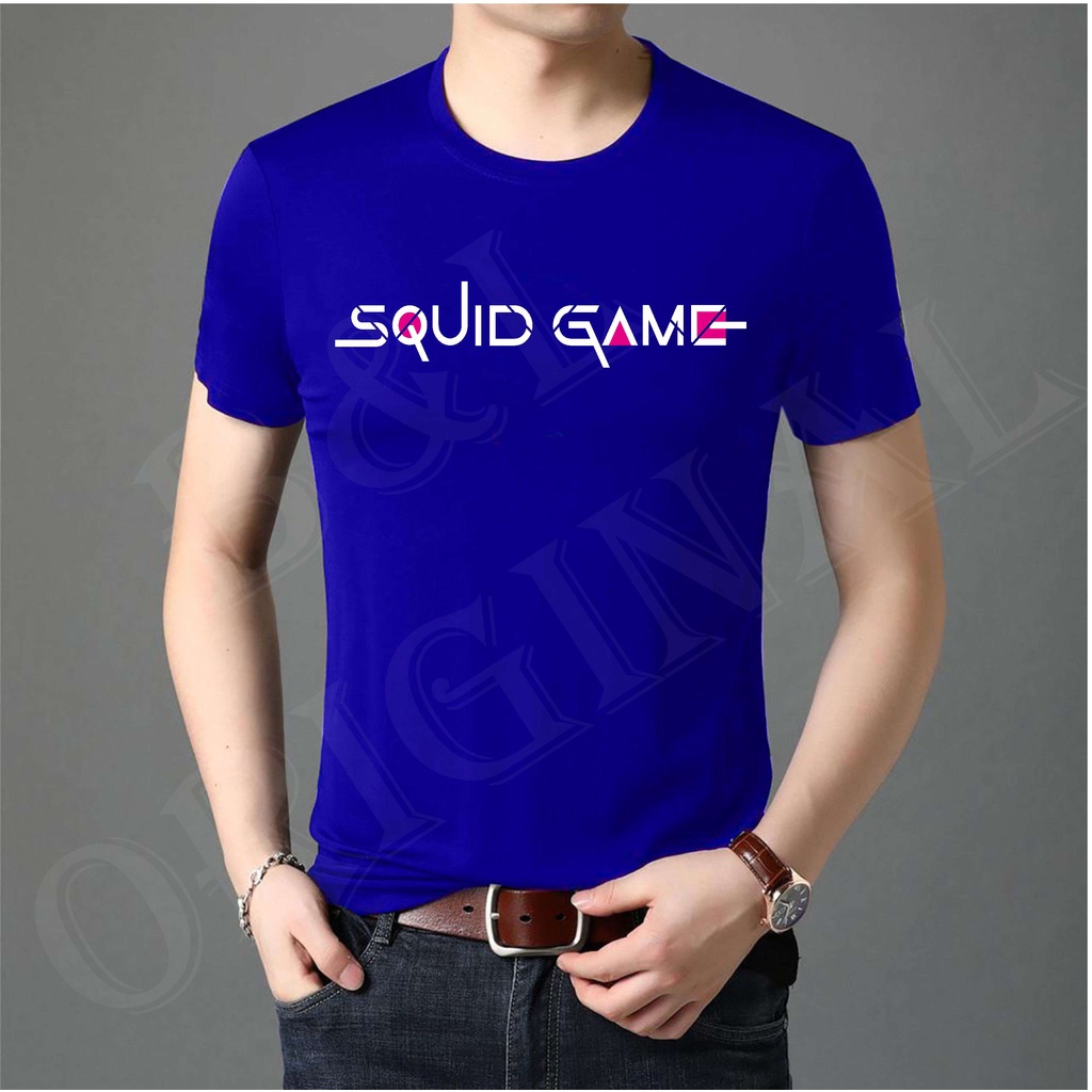 BS//TERLARIS//BAJU KAOS SQUIDGAME//TANGAN PENDEK PRIA DAN WANITA//GOOD QUALITY