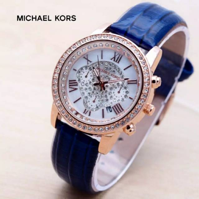 JAM TANGAN WANITA MICHAEL KORS KULIT