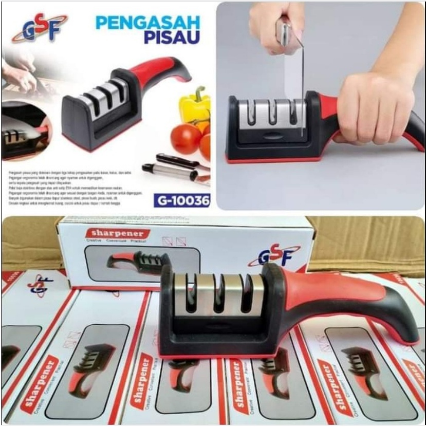 GSF ALAT PENGASAH PISAU | ALAT ASAHAN PISAU | KNIFE SHARPENER