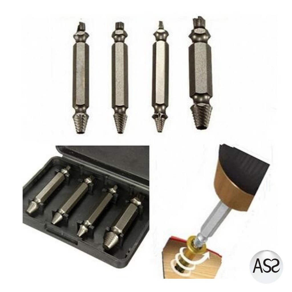 ASS Shop - Taffware Screw Extractor Broken Striped Screw Remover - S2