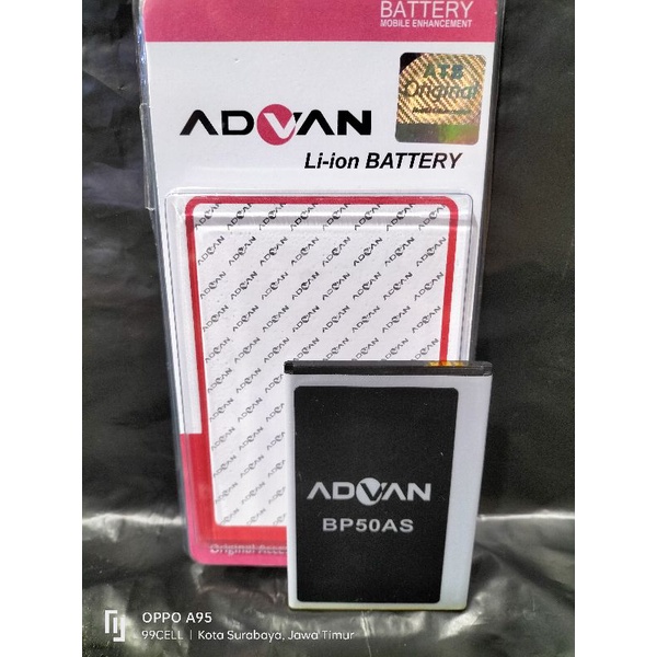 Baterai | Battery | Batre Advan BP-50AS | BP 50AS original