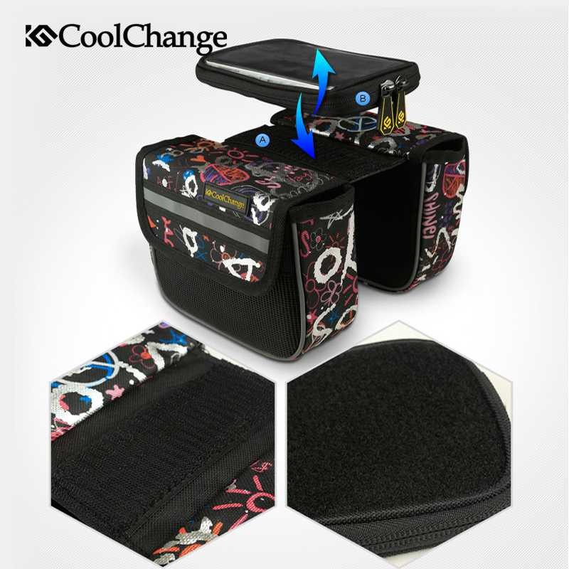 CoolChange Tas Sepeda Double Bag Smartphone - 12009N