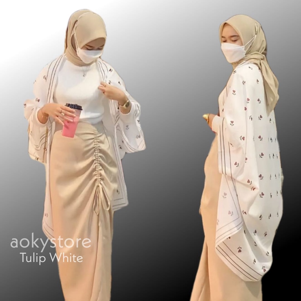 Outer Scarf Premium by aokystore | OUTER SCARF WANITA PREMIUM MOTIF TERBARU 2022