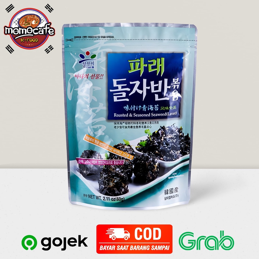 

Shin Sun Mi Doljaban Roasted And Seasoned Seaweed Laver - Untuk Nasi Kepal Dan Lauk