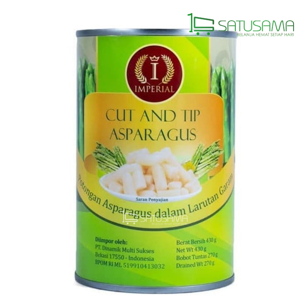 

IMPERIAL CANNED ASPARAGUS CUT&TIP 425 gr