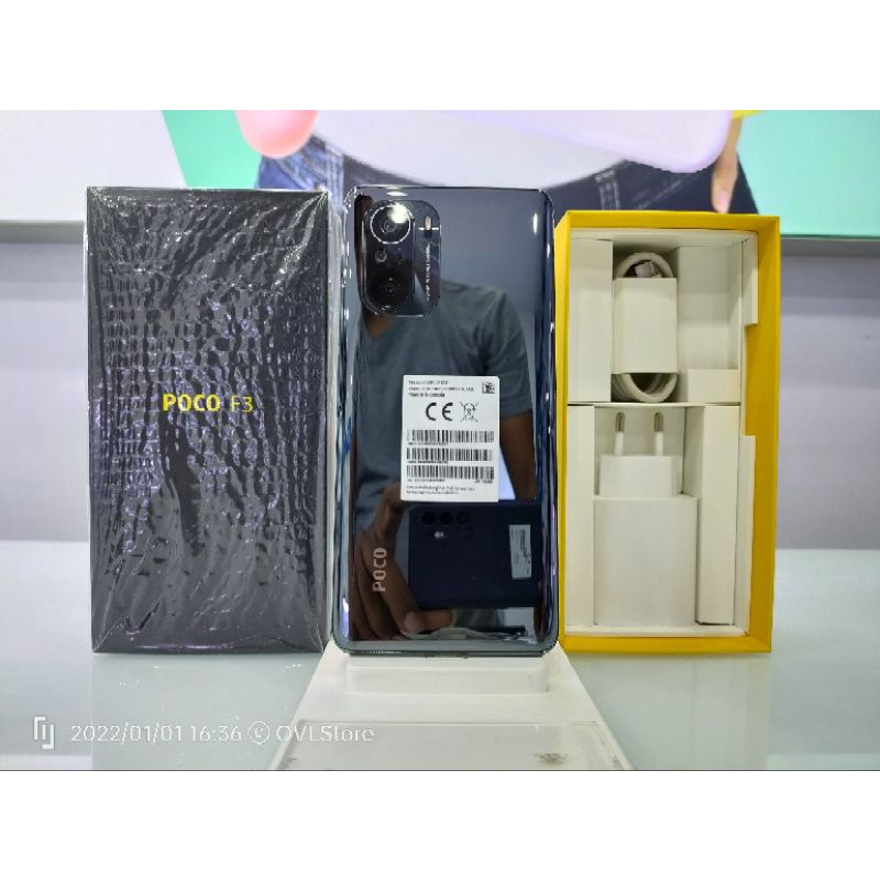 Xiaomi POCO F3 6/128 5G FULLSET AMAN HP SECOND RAM 6 ROM 128 GB