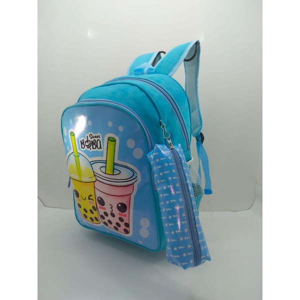 Tas Ransel Sekolah 15inch Boba Time