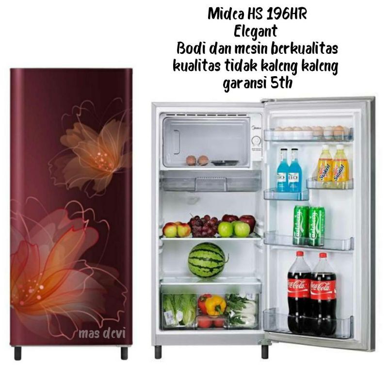 Nota Kulkas Midea HS196HR  produk berkualitas ada harga ada kualitas ya bos q