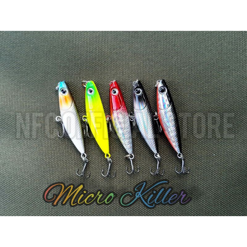 Mini floating pencil lure 4,3cm / 2gr For ultralight casting. Target hampala barramundi laosan payus