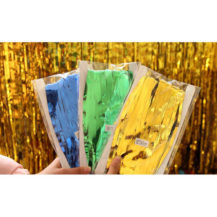 Feraristore Rz 614 - Tirai Foil / Tirai Dekorasi Dinding Ultah