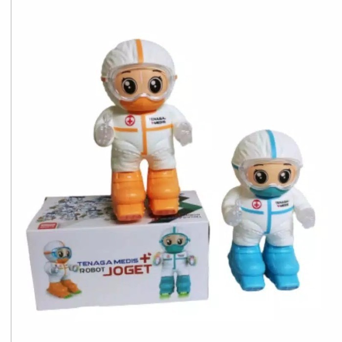 Mainan Anak Robot Dance Musik Lampu Dokter Lucu Dance / Mainan Dancing Medical Robot Dokter/ Kado Hadiah Mainan Anak/Koleksi Mainan Anak Cewek cowok