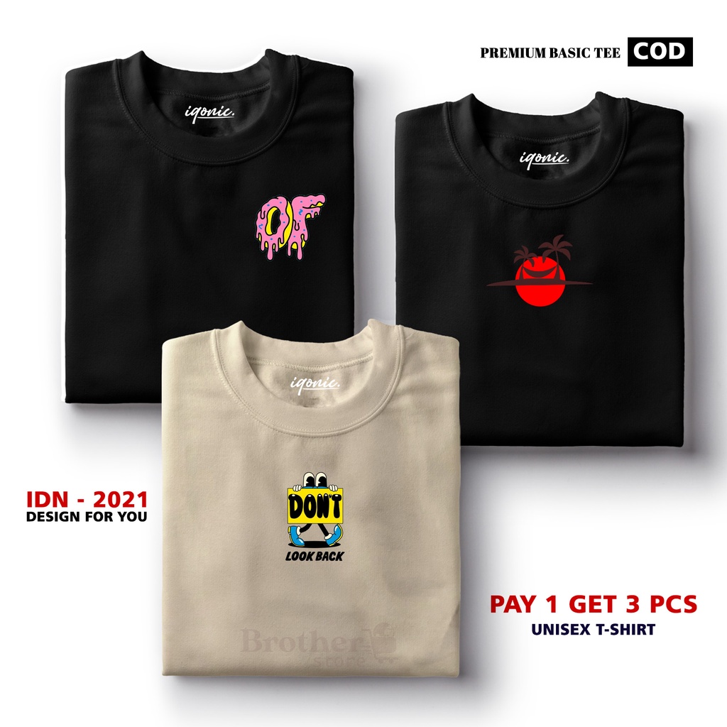 BUY 1 OR 3 PCS ( PROMO COD ) BROTHER STORE / Kaos Distro100% Catoon Combed 30s / ArticelODS