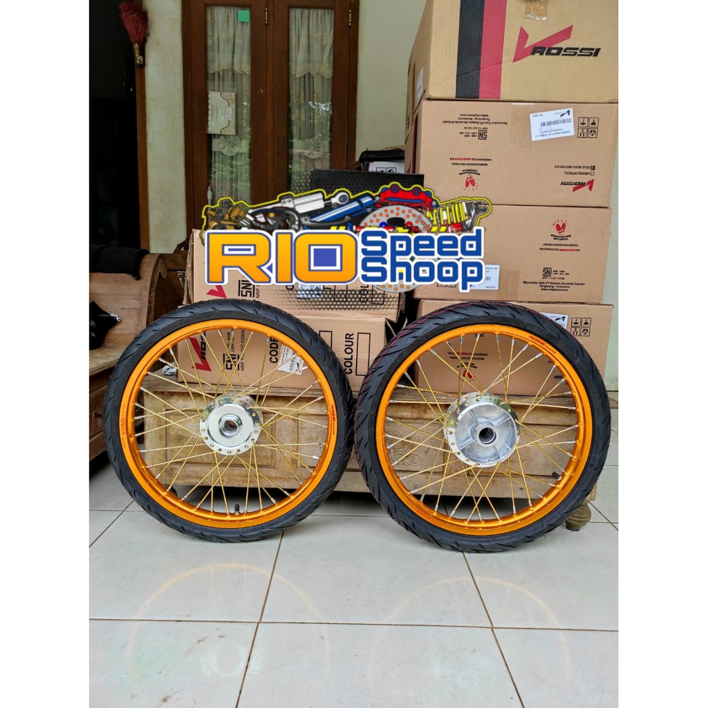 VELG JARI JARI RUJI VIXION NEW DAN VIXION OLD FULL SET PLUS BAN