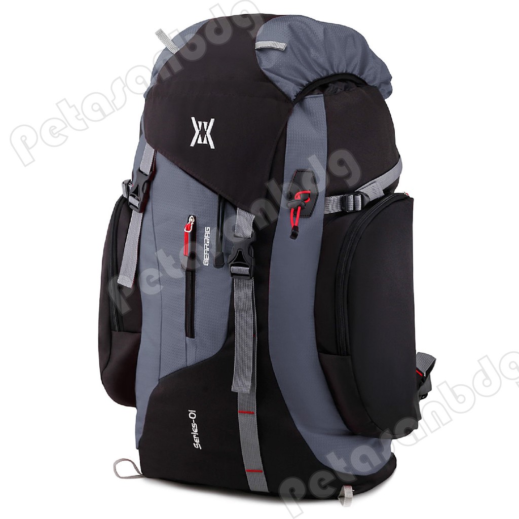 PTS -McNeil Wilder Pack - Tas Gunung Camping Mountain Backpack - Grey MCO2