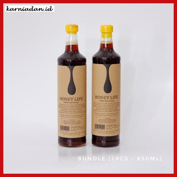 

MADU-MINUMAN- MADU HONEY LIFE 640ML (2 BOTTLES) -ASLI-BUKAN-KAWE-KAWE-