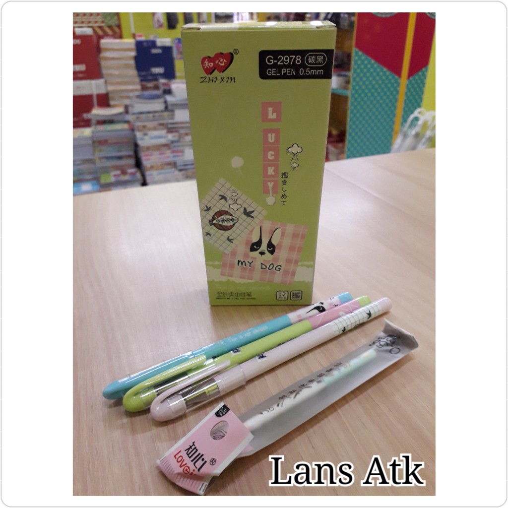 

Ballpoint Fancy Gel ZHI XIN G-2978 0.5mm Karakter / Pulpen / Pen Gel