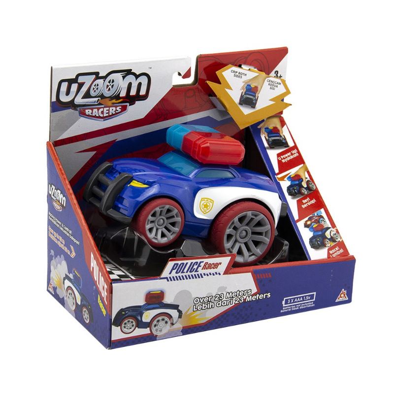 Mainan Mobil-Mobilan Uzoom Racers Police Car