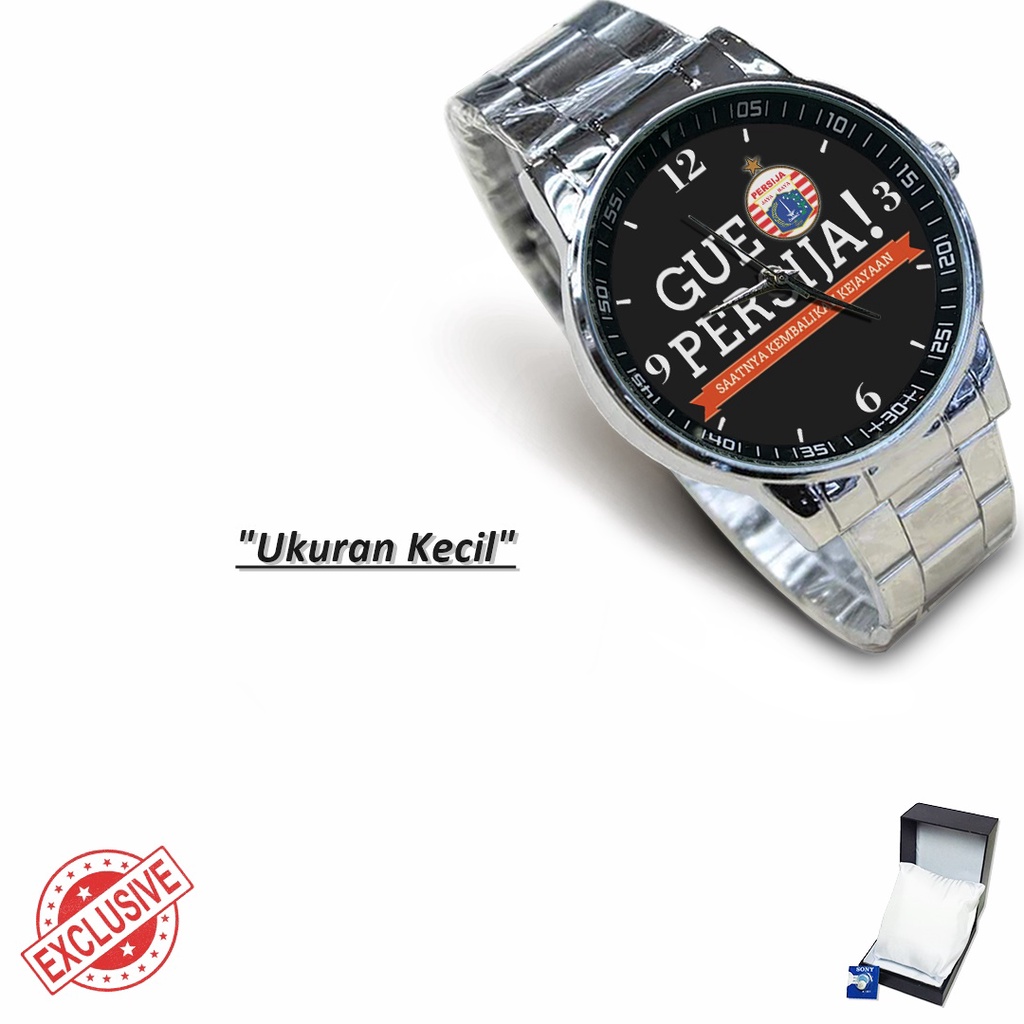 Jam Tangan Rantai Couple GUE PERSIJA (Special)