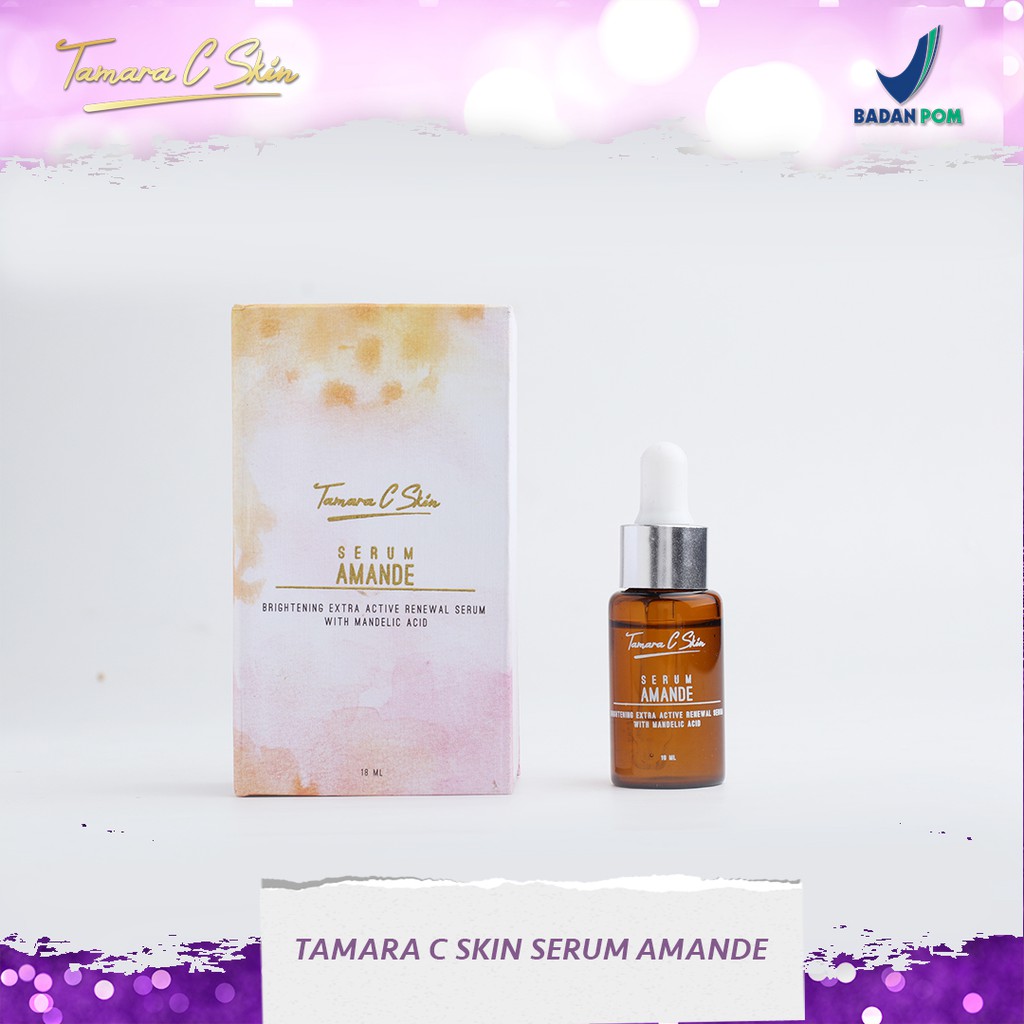 BPOM Serum Wajah Bekas Jerawat Bopeng Acne Scar Serum Amande Tcskin