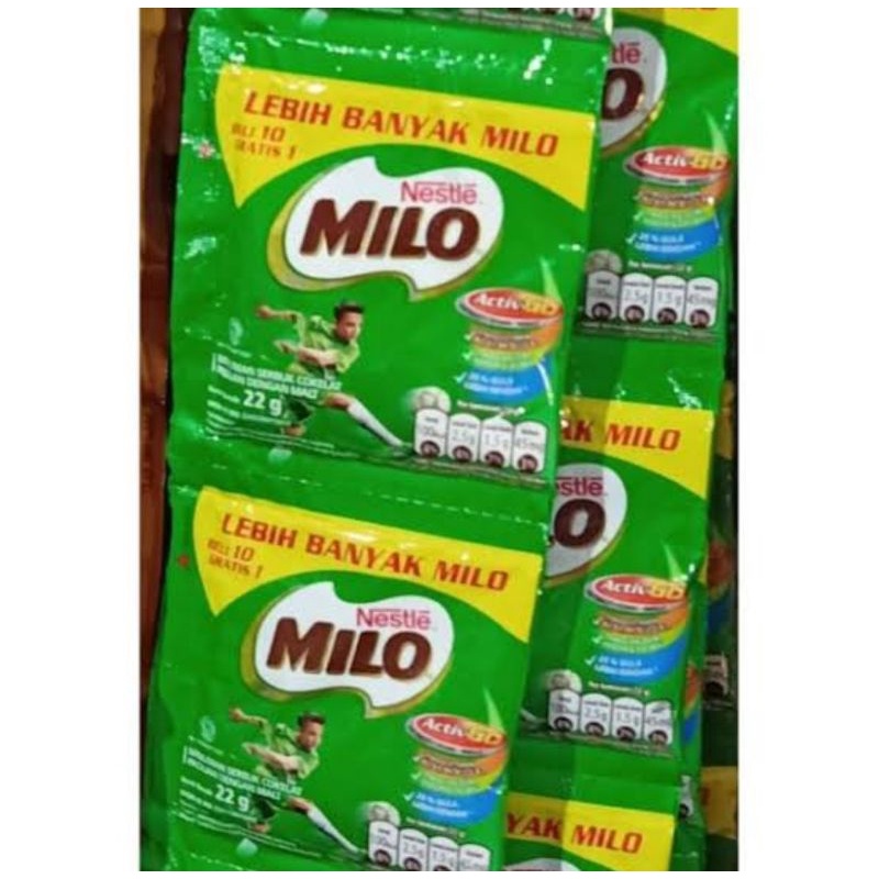 

Susu Milo Activ Go 22g Renceng isi 10+1 Harga grosir