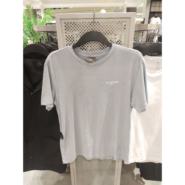 Tshirt cowo kaos pria Hnm free jastip