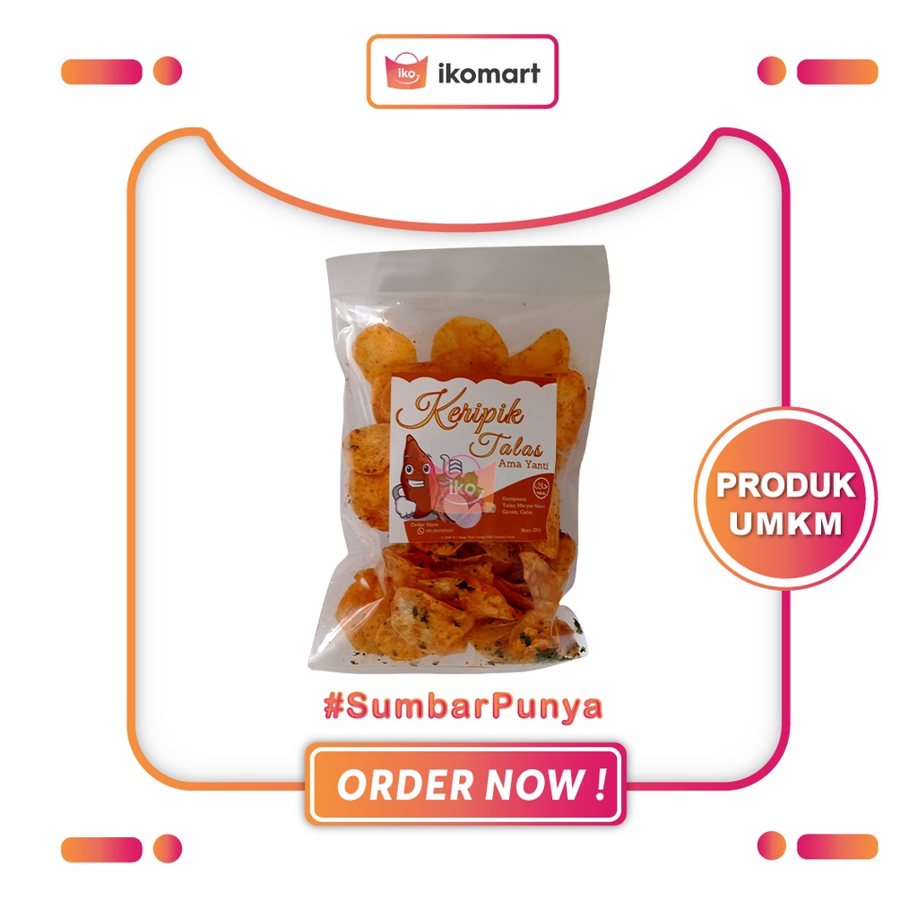 

IKOMART Keripik Talas AMA Yanti 200g Renyah Enak