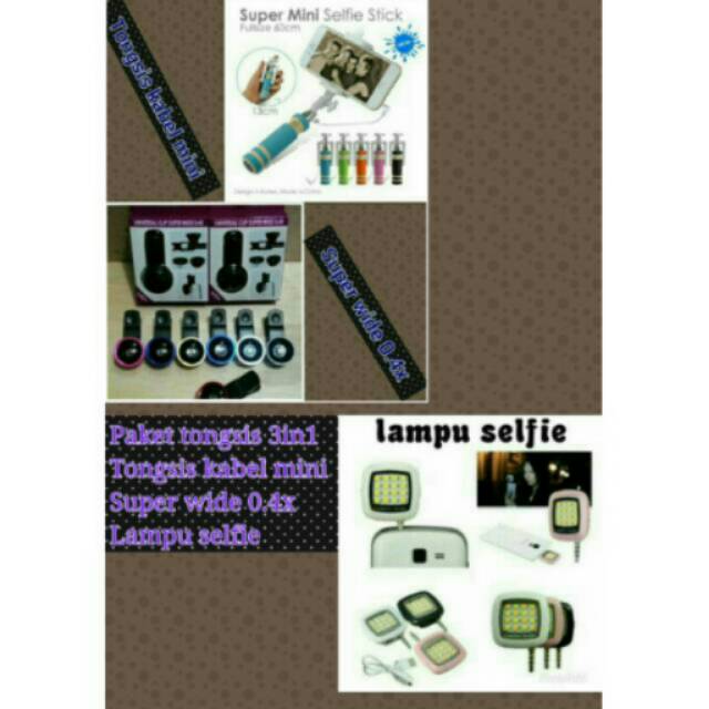 paket tongsis 3in1