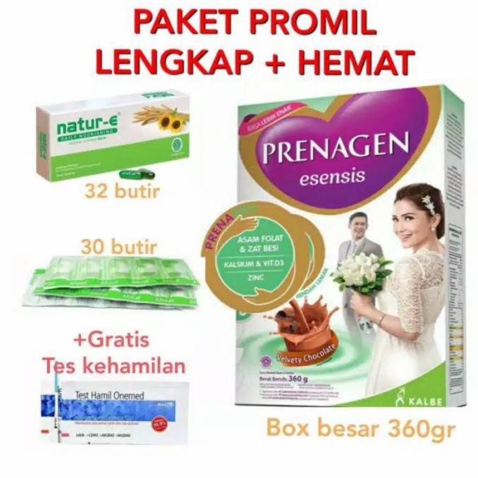 ||COD|| PROMIL PRENAGEN ESENSIS NATUR - E FOLAVIT GRATIS TESPEK PAKET PROMIL ||COD||