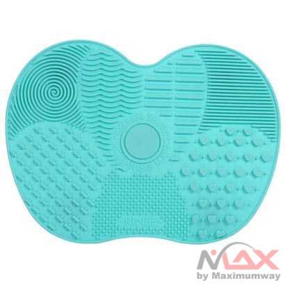 Pad Pembersih Kuas MakeUp kucek kuas Make Up Cuci kuas rias Silicone Makeup Brush Cleaner Pad Foundation Makeup Brush Scrubber Board Pad Make Up Washing Brush Gel Cleaning Mat Hand Tool Scrubbing Pad Cosmetic Brush Cleaning Pad Silicone With Suction Cup