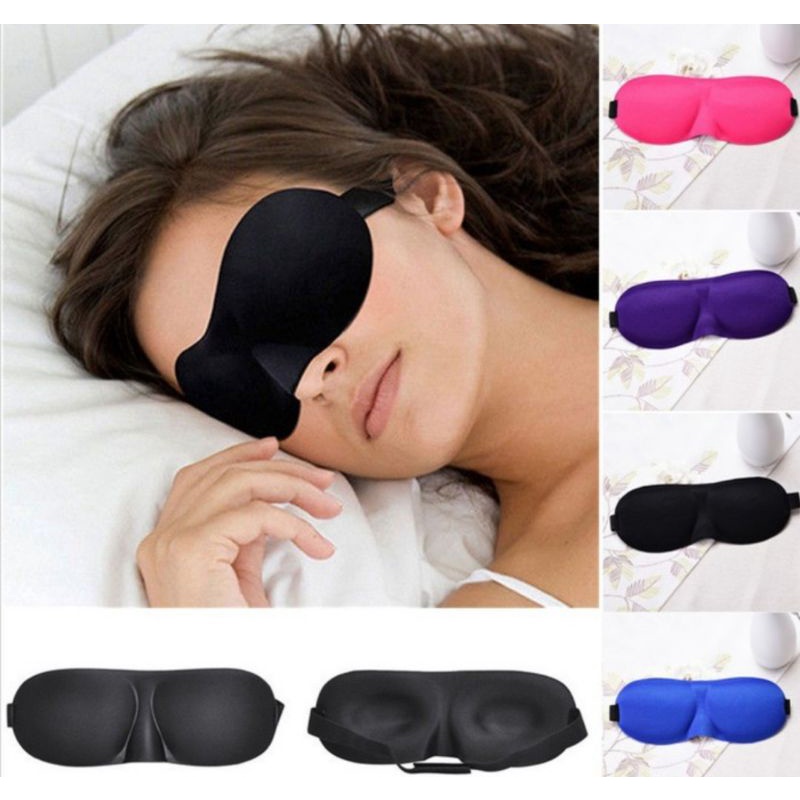 Penutup Mata Tidur Sleep Eye Mask Kacamata Tidur