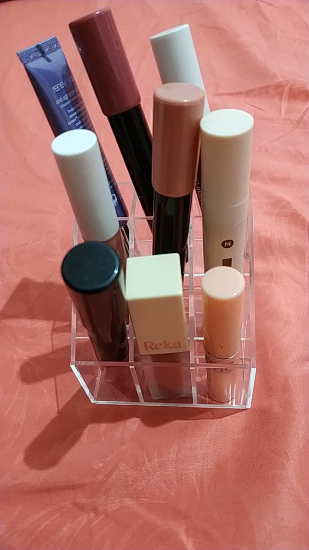 Tempat Lipstik Akrilik Isi 9 Kotak, Acrylic Display Lipstik