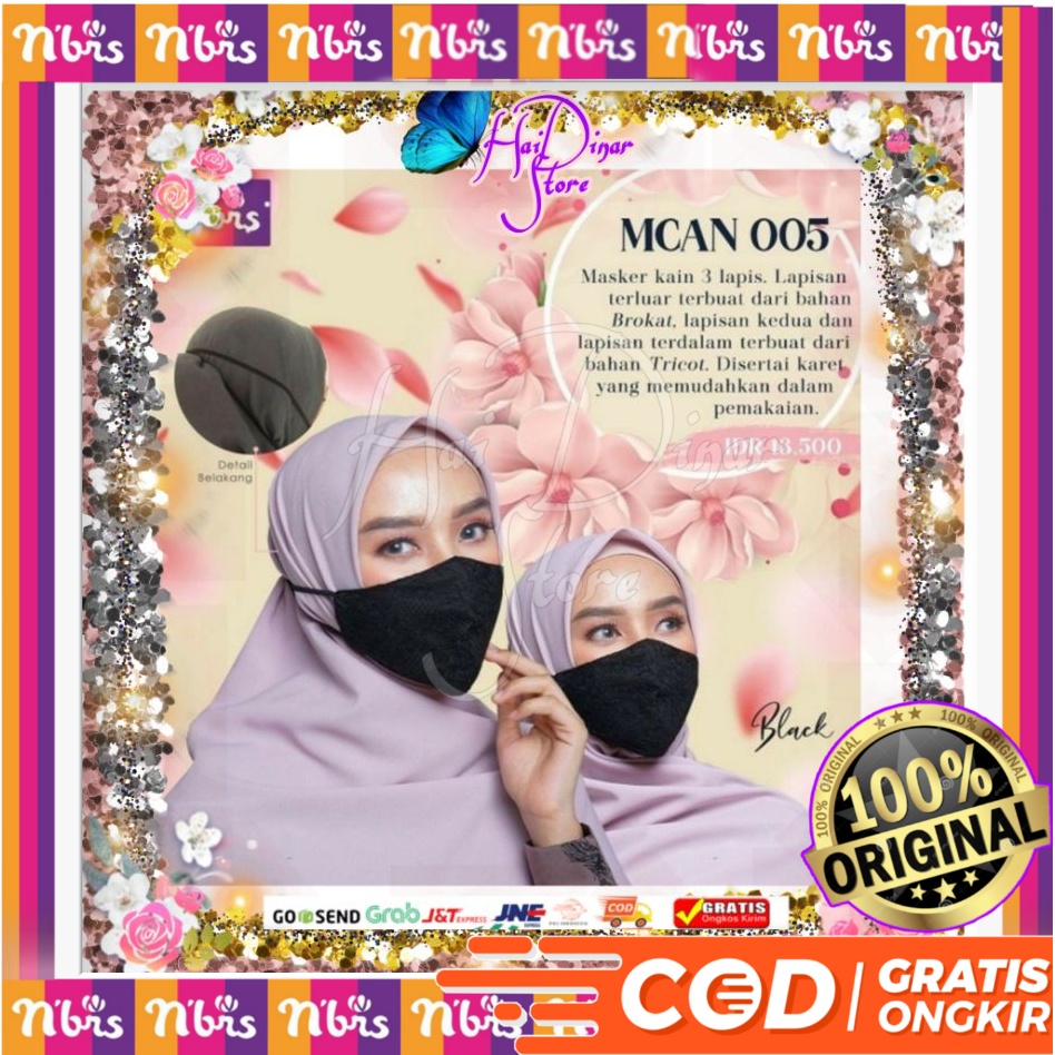 [Baru] Nibras Masker MCan 001 005 Ready