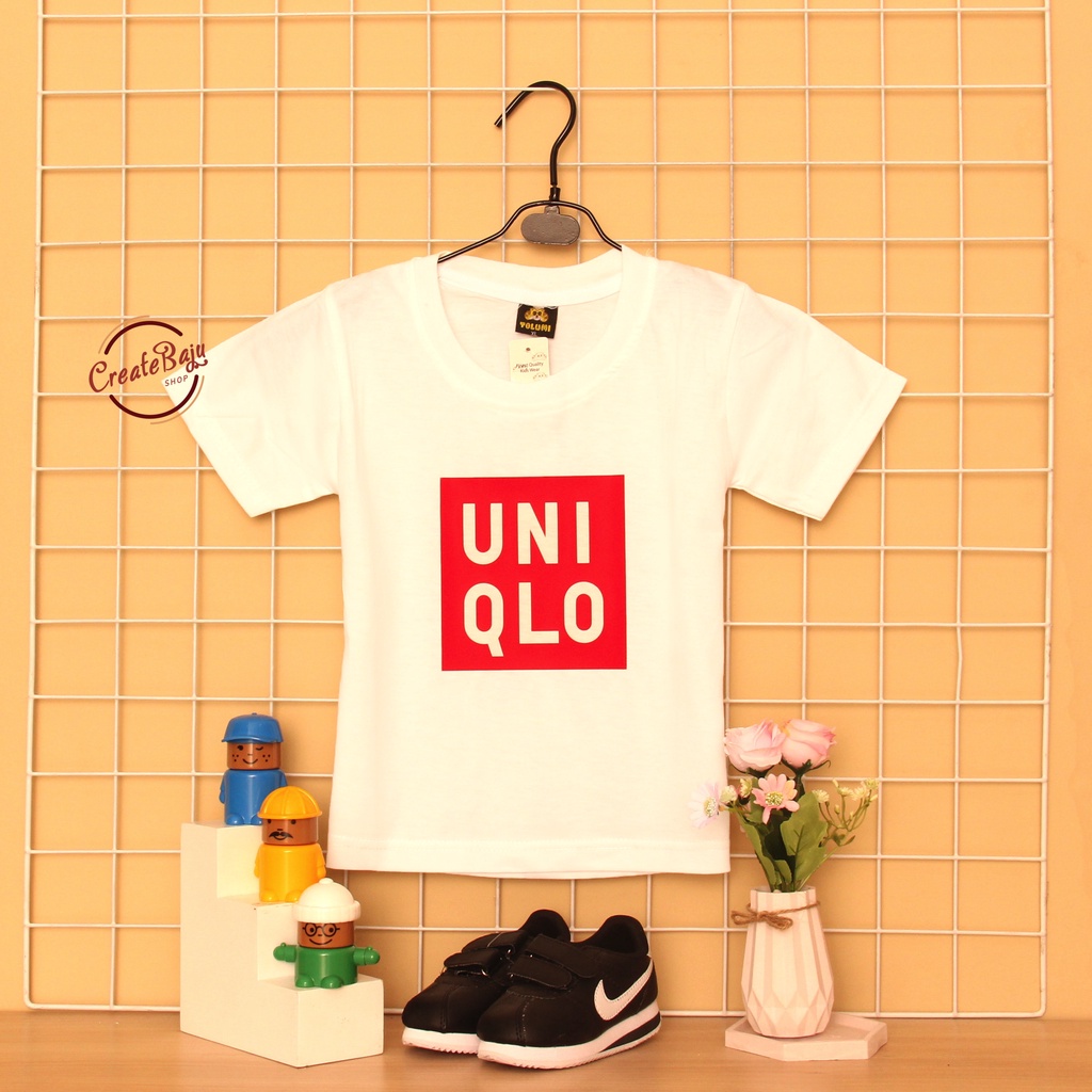 CUSTOM KAOS ANAK LAKI UNIQLO 1-7 TAHUN BAJU ATASAN ANAK LAKI FASHION TERMURAH BAHAN KATUN