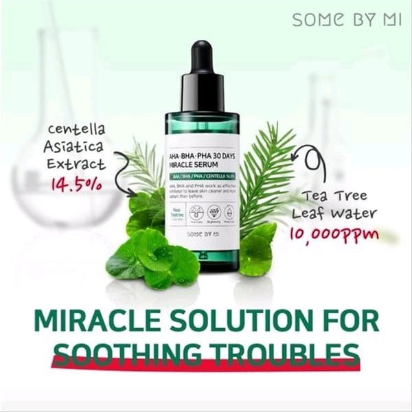 SOME BY MI 30DAYS MIRACLE SERUM ORIGINAL 50ML SOMEBYMI AHA BHA PHA 30DAYS MIRACLE SERUM