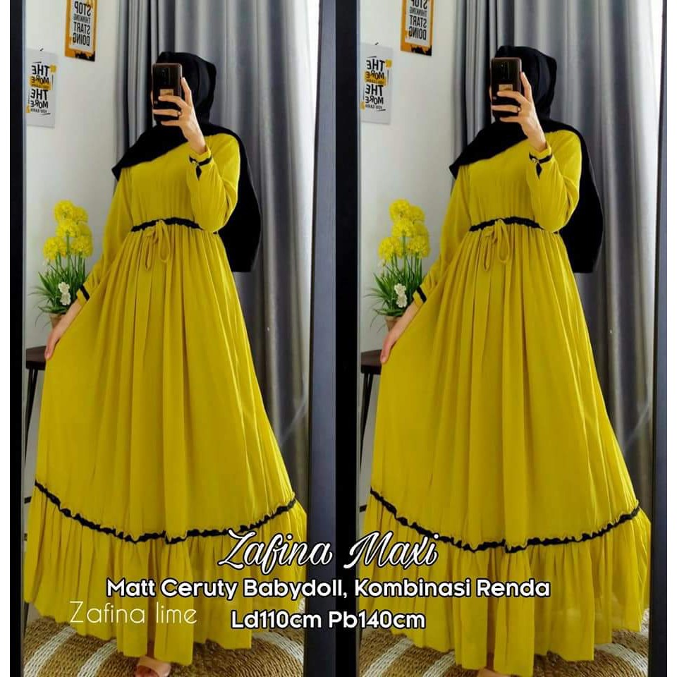 LANGSUNG KIRIM CERUTY READY SUPER JUMBO XXXL [ LD 130 BB 95- 120 KG]GAMIS CERUTY BEBYDOL RENDA /GAMIS REMPEL/ BUSUI