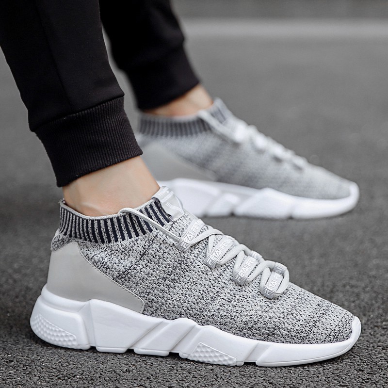 Sepatu Pria Fashion 2018 Men High Top Sock Sport Shoes Casual Man