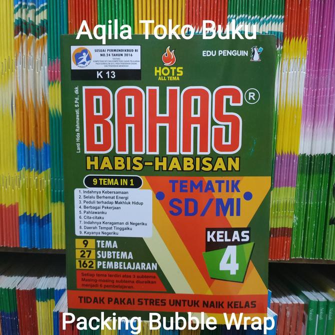 

Buku Soal Bahas Habis Habisan Tematik Kelas 4 SD 9 Tema In 1