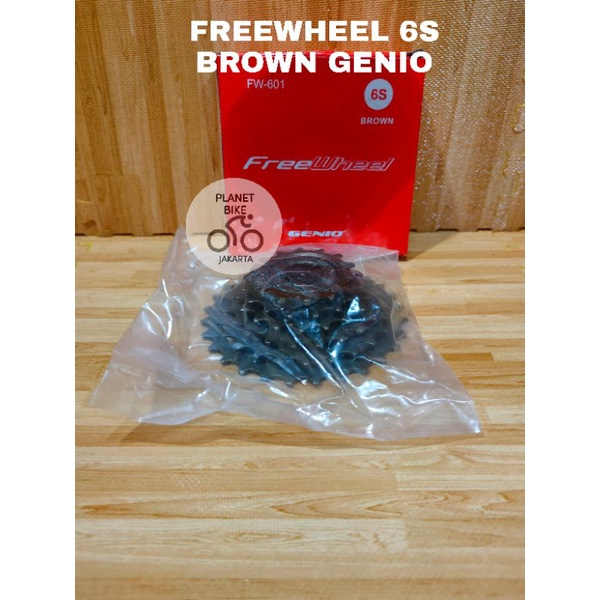 Freewheel 6 Speed Genio Brown