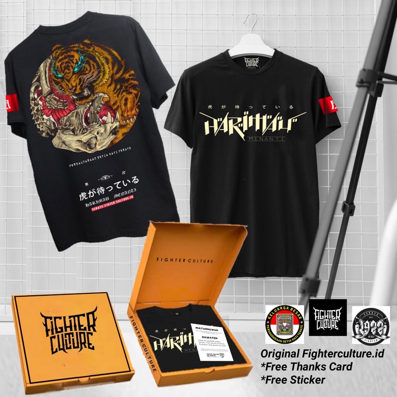 KAOS DISTRO PSHT | DISTRO PSHT| KAOS PSHT | BAJU PSHT | TERATE FIGHTER CULTURE (Harimau Menanti)