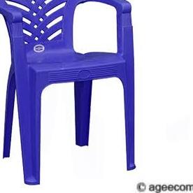 URSI PLASTIK SANTAI KURSI SENDER TEGAK NAPOLLY 809 - Biru ➳