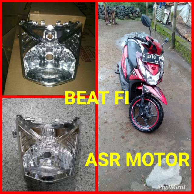 REFLEKTOR LAMPU DEPAN HONDA BEAT FI 2013 2015