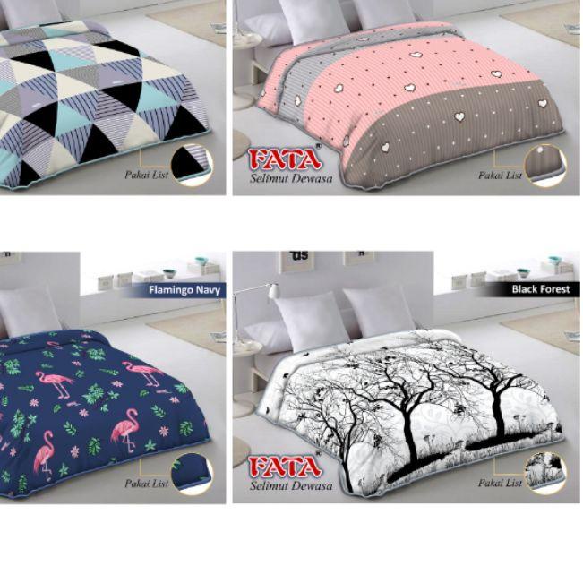 ► FATA - Selimut Bulu FATA Minimalis Ukuran 200x200 ♥
