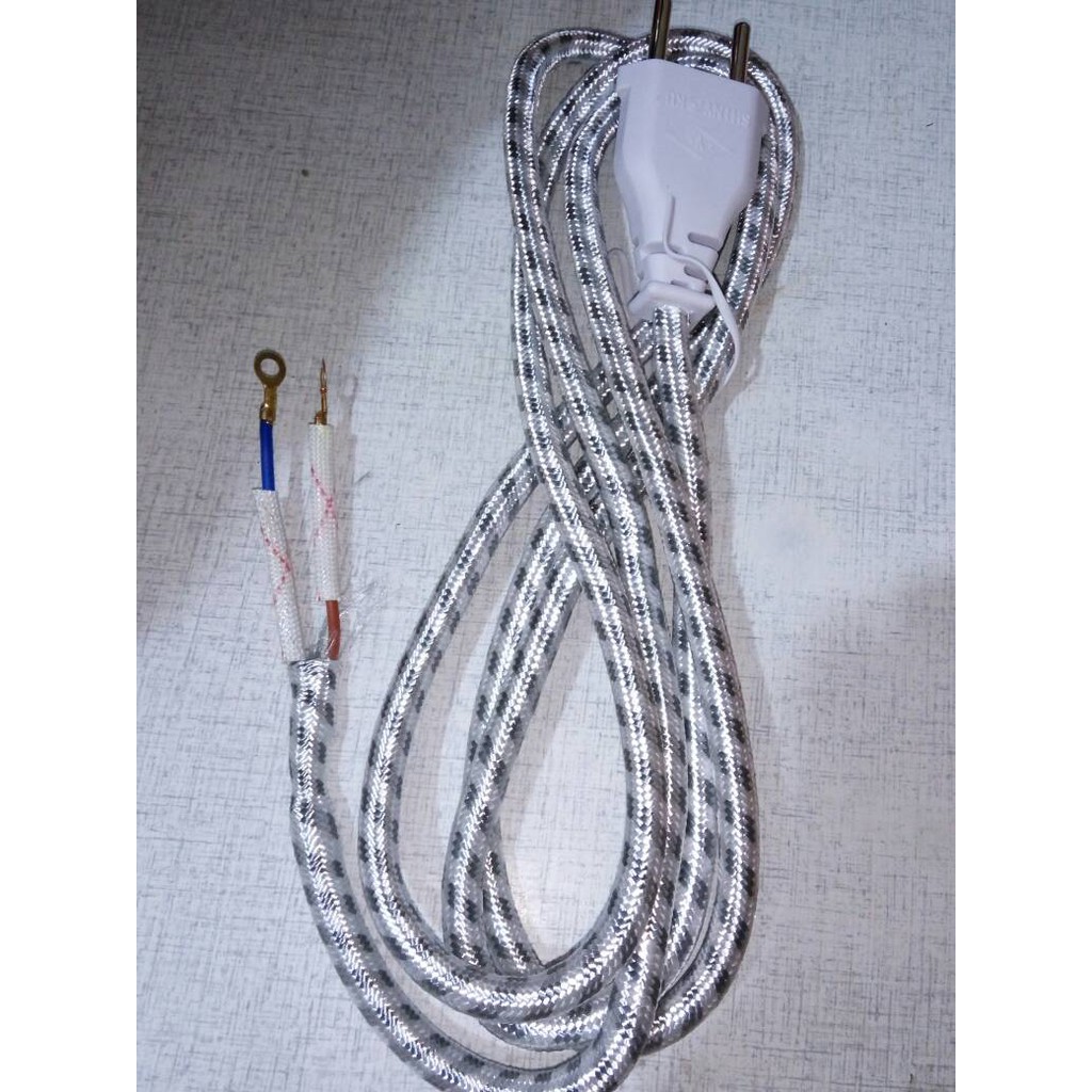 Kabel Setrika Gosokan Gepeng SHINYOKU 1,8 Meter