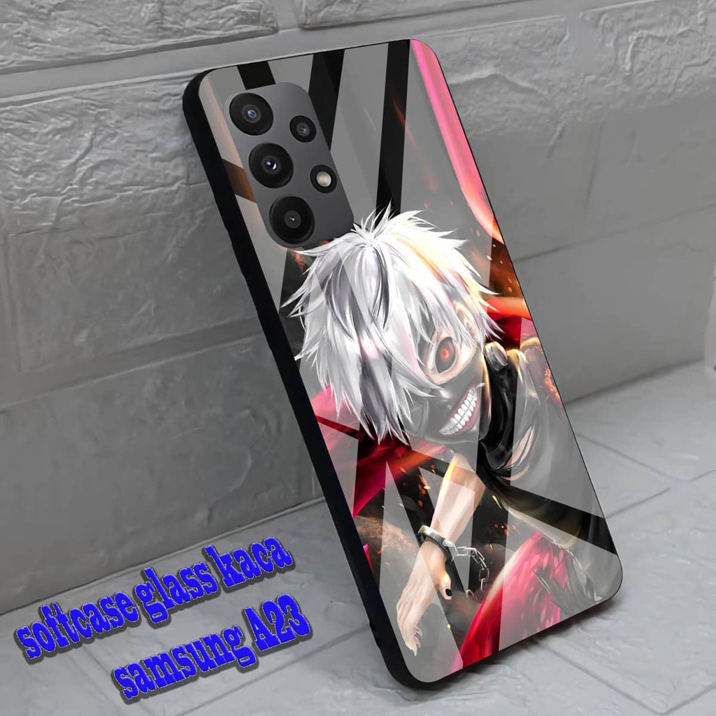 Softcase Glass Kaca SAMSUNG A23- Case Hp Pelindung Handphone SAMSUNG A23 [ A57]