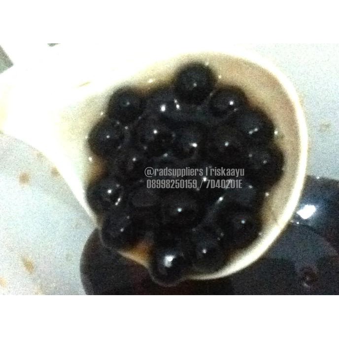 

ENAK Black Pearl, Tapioca Pearl 1kg, High Quality, Lokal Product&Halal BANYAK RASA